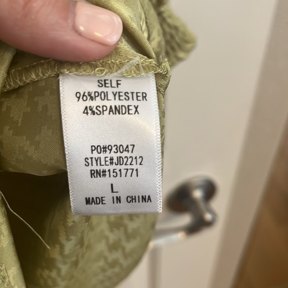 Gilli NWT Houndstooth Satin dress size L - Picture 5 of 6